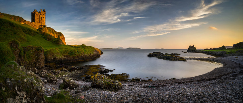  Gylen Castle Panorama