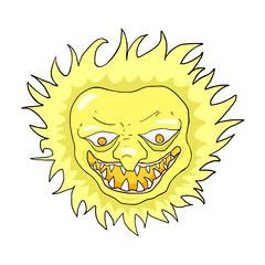 angry sun draw