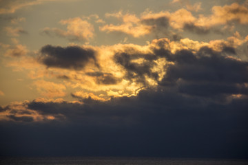 winter sunrise snow baltic beach  dark sky latvia