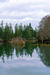 Obraz premium Hoquiam River