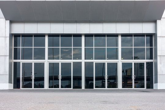 Aluminum Composite And Entrance Door Of Exbihition Hall