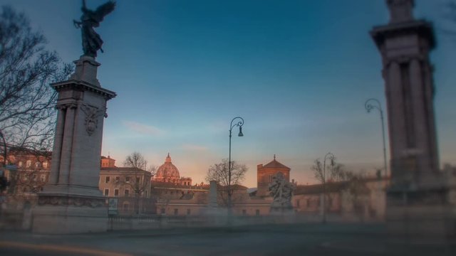 Rome morning time lapse