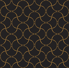 Fototapeta premium Vintage Art Deco Seamless Pattern. Geometric decorative texture. 