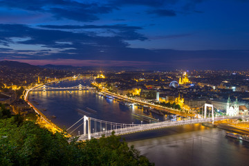 Aerial view of Budapest, Hungary