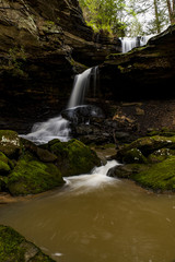 Waterfall in Spring - McCammon Branch Falls - Appalachian Mountains, Kentucky