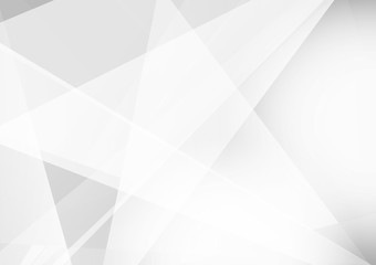 Gray and white color geometric modern background design, Vector Illustration