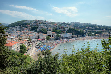 Fototapeta na wymiar Ulcinj Beach Mala Plaza, Montenegro