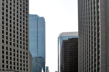 Fototapeta premium Windows of Skyscraper Business Office, Corporate building in San Francisco, California, USA.