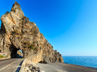 Tyrrhenian sea  beach, Campania, Italy