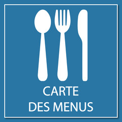 Logo carte des menus.