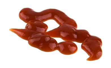ketchup isolated on white background