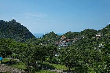 Fototapeta na wymiar View in Jiufen, Taiwan