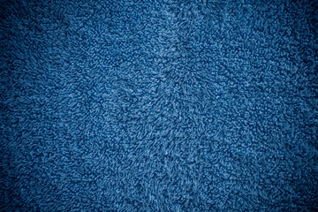 blue carpet.  blue fabric texture background. closeup