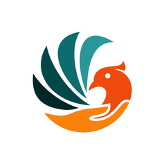 Dove bird vector logo stock vector