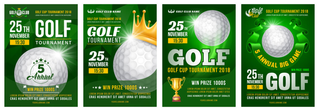 Golf Poster Set