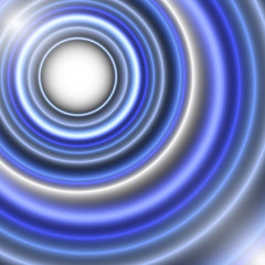 Abstract bright neon background. Vibrant rings. Neon circles background.