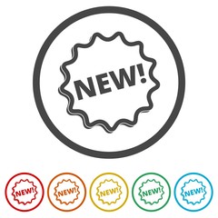 New icon, 6 Colors Included