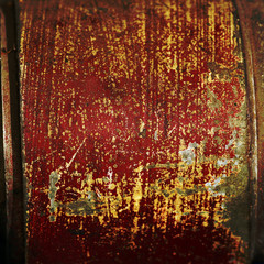 metallic background with old beauty and scuffs on it