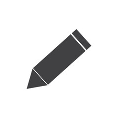 pencil icon vector. pencil glyph style design.EPS10