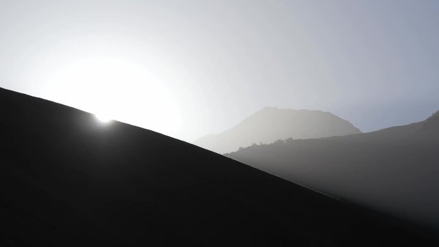 Lines of mountains