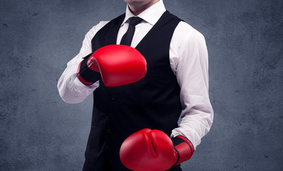 Boxing businessman