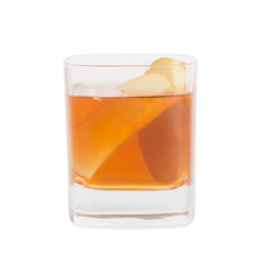Apple cider vinegar in a glass cup.