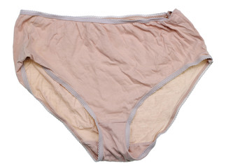 Women's rustic cotton washed panties corporeal peach color