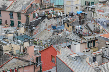 Fototapeta premium Scorcio dei tetti di Genova