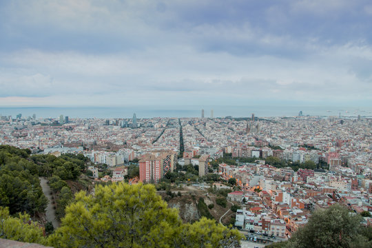 Barcelona views cityscape