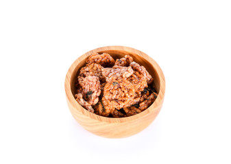 Rice Cracker on white background