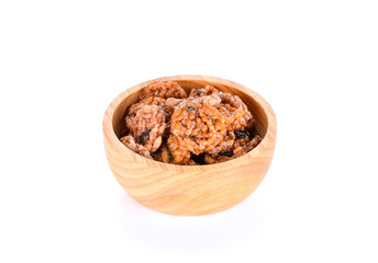 Rice Cracker on white background
