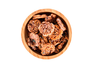 Rice Cracker on white background