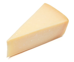 cheddar cheese isolated on white background