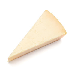 cheddar cheese isolated on white background