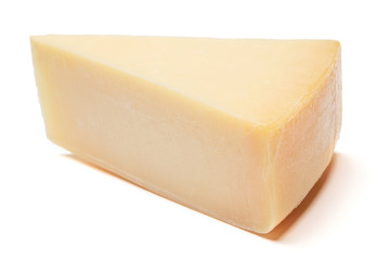 cheddar cheese isolated on white background