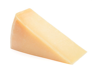 cheddar cheese isolated on white background