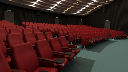 劇場 映画館 観客席 Theater cinema auditorium