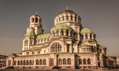 Fototapeta na wymiar Aleksandar Nevsky Cathedral, Sofia