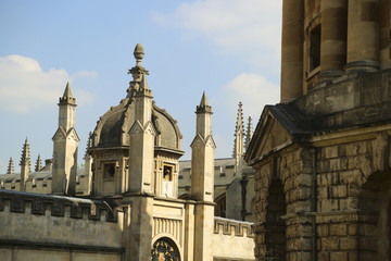 Historical buildings in Oxford, England