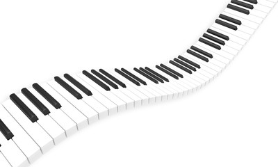 clavier piano synthétiseur onde - obrazy, fototapety, plakaty