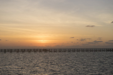 Fototapeta na wymiar Floride, lever de soleil
