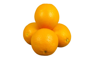 Orangen freigestellt
