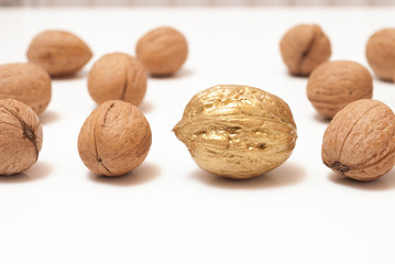 Business conceptual image. Leader, individuality, best worker, best employee, team.