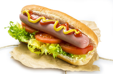 Perrito caliente, comida rápida