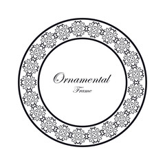 Vintage ornamental frame