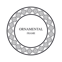 Vintage ornamental frame