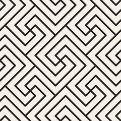 Vector seamless lattice pattern. Modern stylish texture with monochrome trellis. Repeating geometric grid. Simple design background...