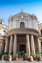 Fototapeta na wymiar Santa Maria della Pace is a church in Rome