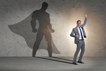 Businessman with aspiration of becoming superhero © Elnur