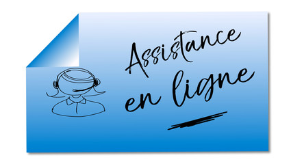 assistance en ligne mémo bleu hotesse